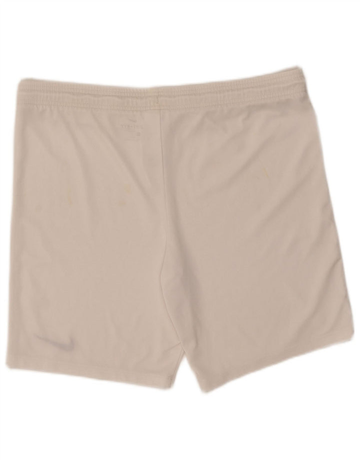 Nike Mens Dri Fit Sport Shorts Large White Polyester