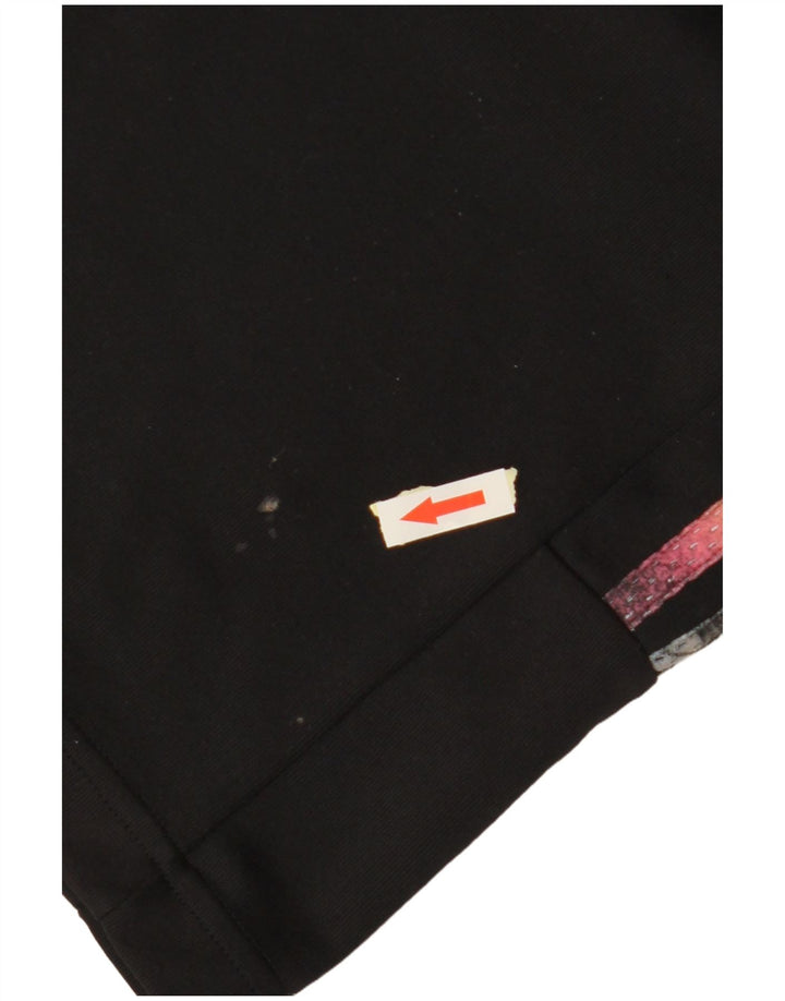 ADIDAS Girls Sport Shorts 13-14 Years W28 L8 Black Polyester