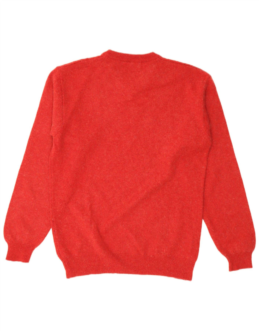 Marlboro Classics Mens V-Neck Jumper Sweater Medium Red Wool