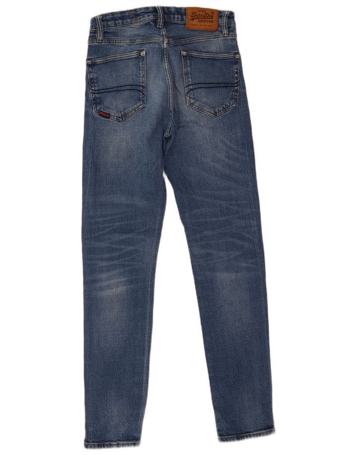 Superdry Womens Skinny Jeans W28 L30 Blue