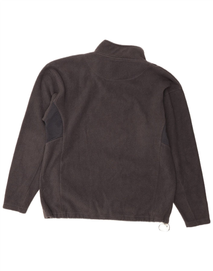 Wilson Mens Zip Neck Fleece Jumper XL Grey Polyester
