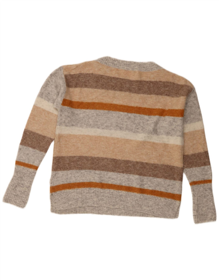 White Stuff Womens Crew Neck Jumper Sweater UK 12 Medium Multicoloured