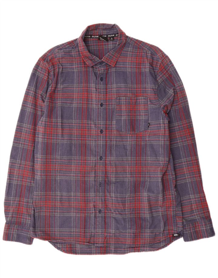 Vans Mens Flannel Shirt XL Multicoloured Check Cotton