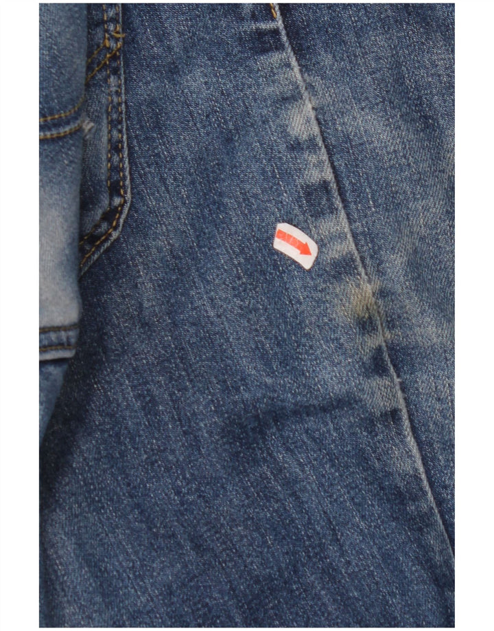 LEE Mens Brooklyn Straight Jeans W36 L36 Blue Cotton