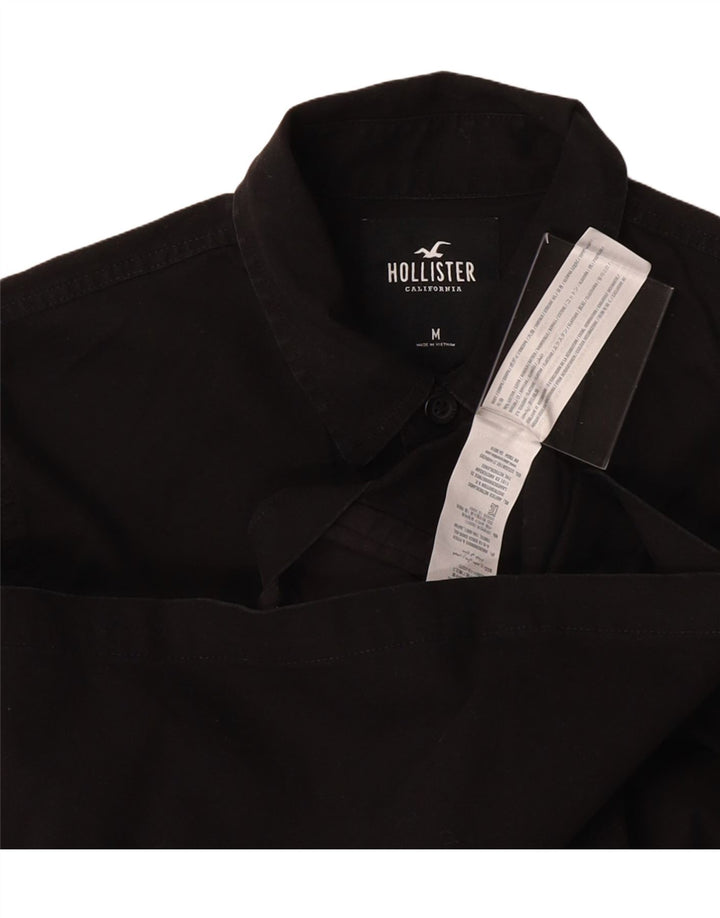 HOLLISTER Mens Graphic Shirt Medium Black Cotton