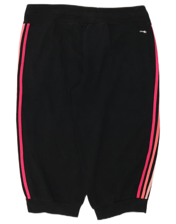 ADIDAS Womens Climalite Tracksuit Trousers Joggers UK 16/18 Large Black