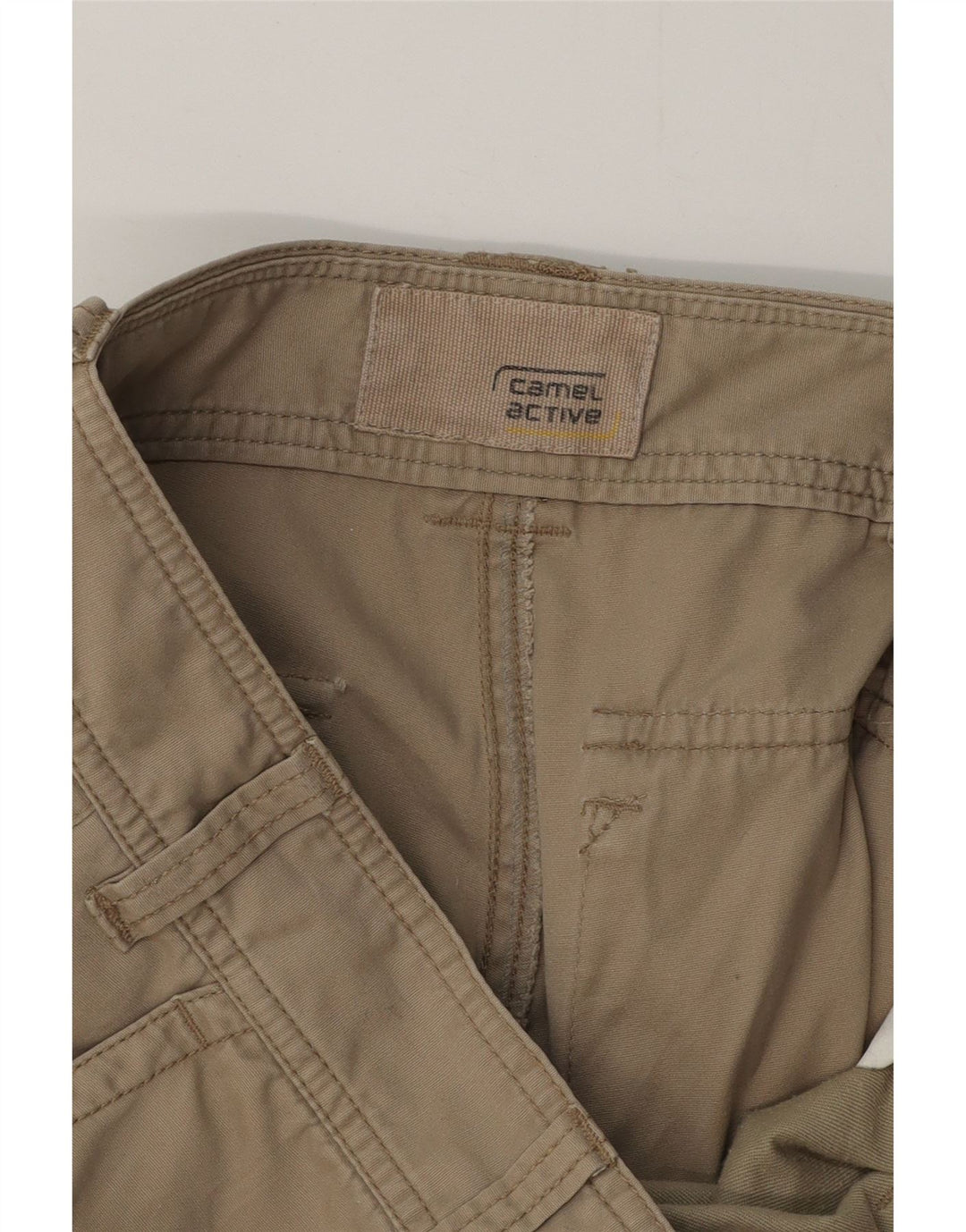 CAMEL ACTIVE Mens Straight Cargo Trousers W32 L33 Beige
