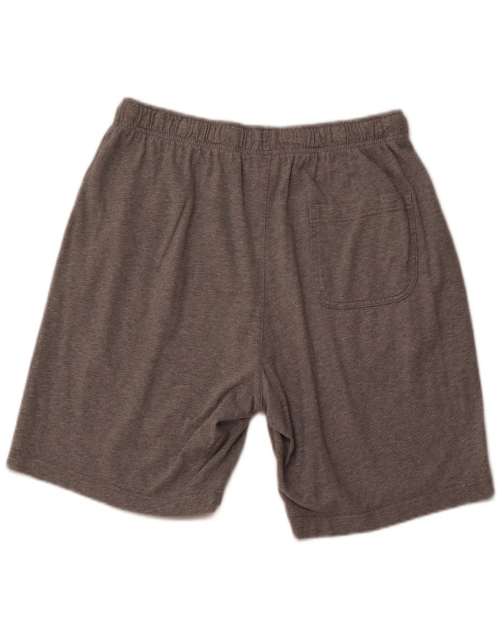 NIKE Mens Sport Shorts Large  Grey Cotton