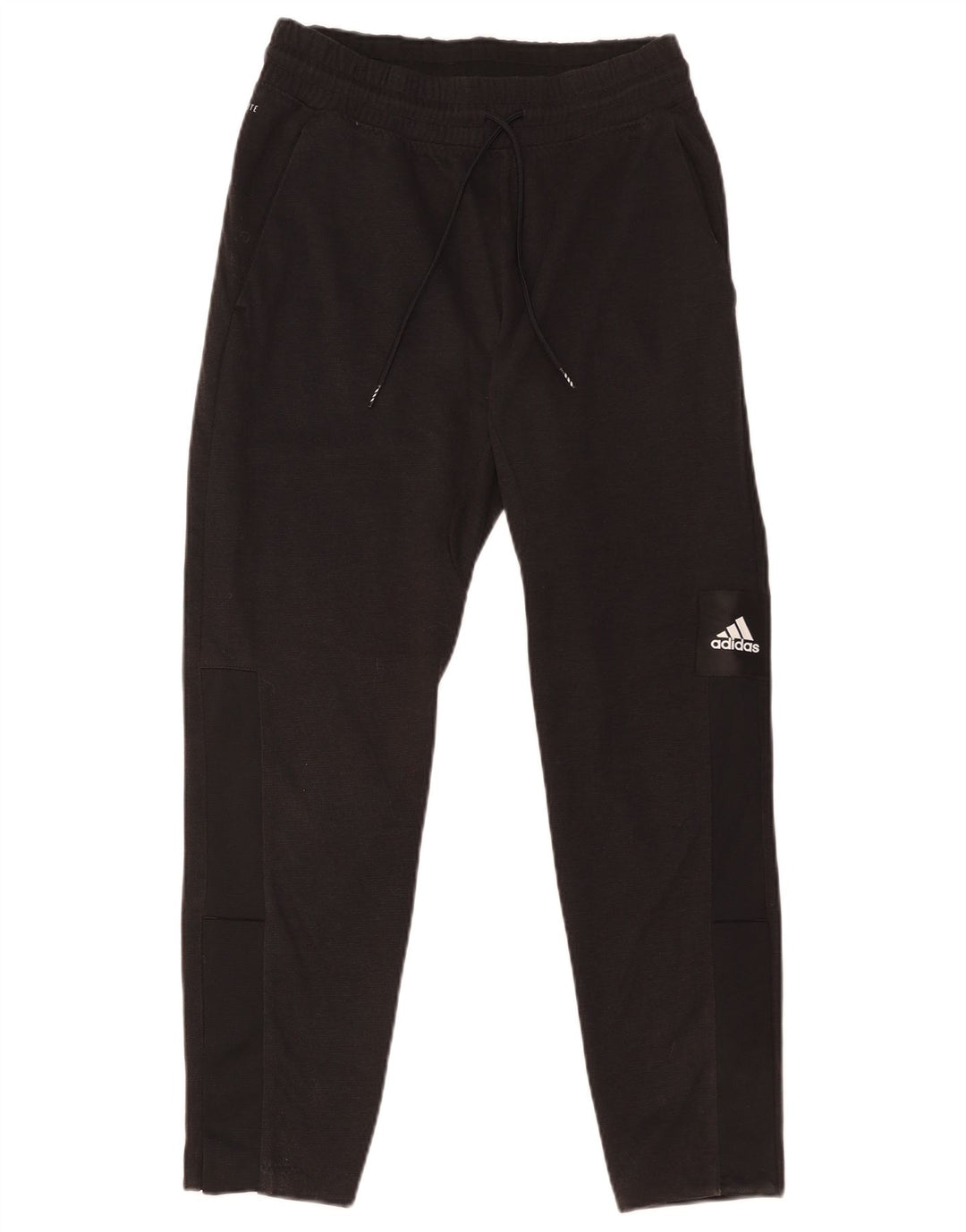 Adidas Mens Climalite Tracksuit Trousers Joggers Medium Black Polyester