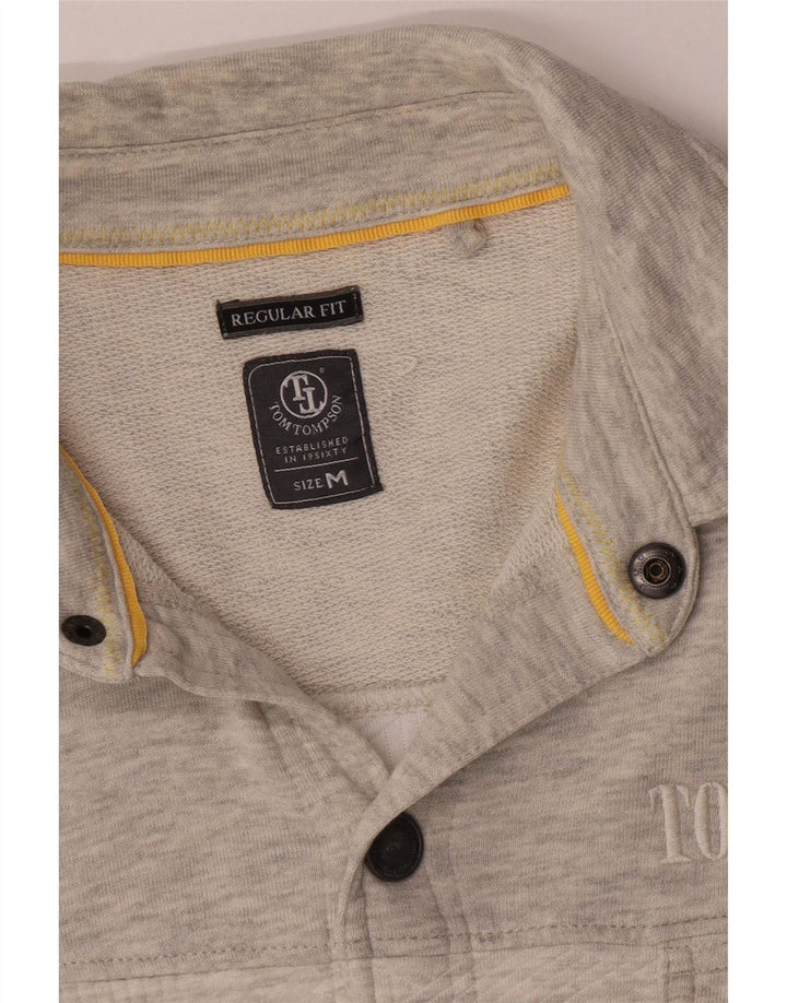 Tom Tompson Mens Shirt Medium Grey