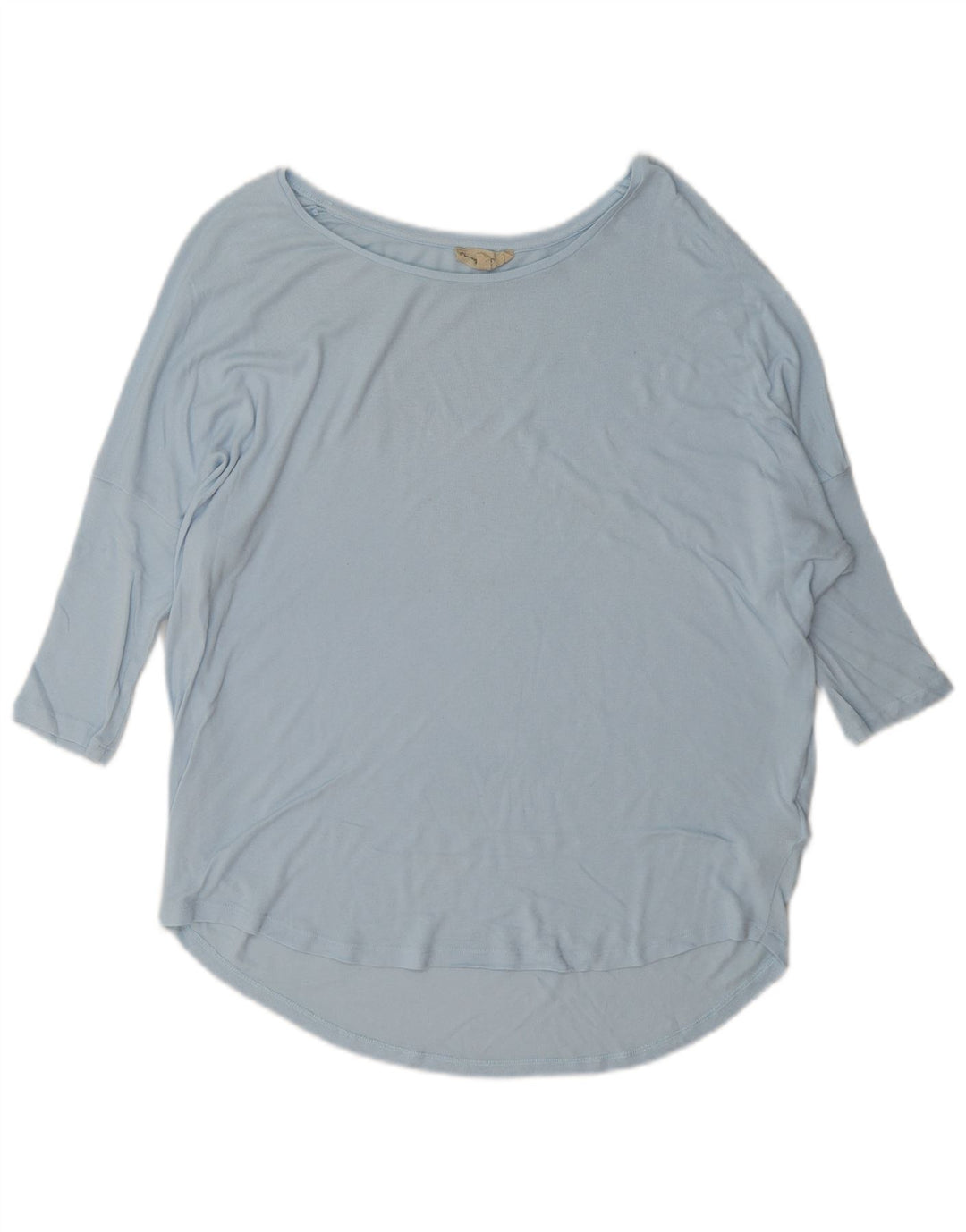 Phase Eight Womens Oversized Top 3/4 Sleeve UK 8 Small Blue Viscose