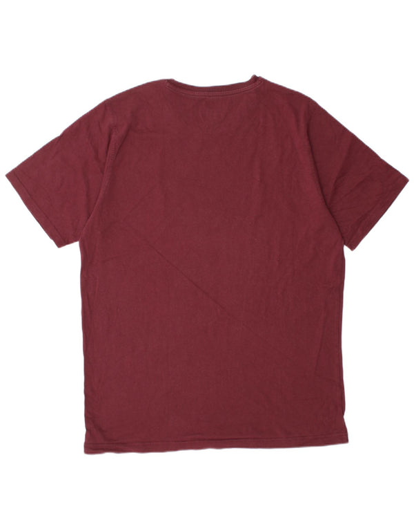 New Balance Mens Graphic T-Shirt Top XL Burgundy