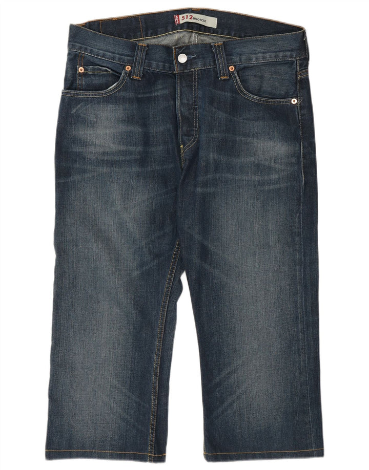 Levi's Mens 512 Capri Jeans W33 L22 Blue Cotton