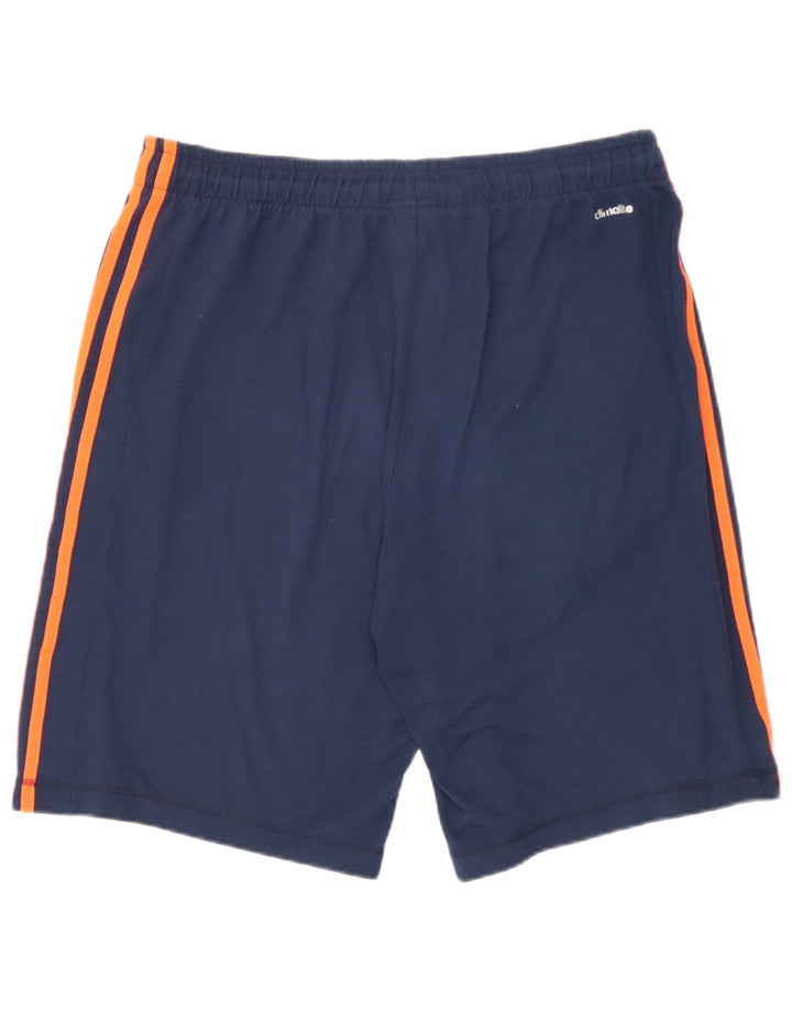 Adidas Mens Climalite Sport Shorts Medium  Navy Blue Polyester
