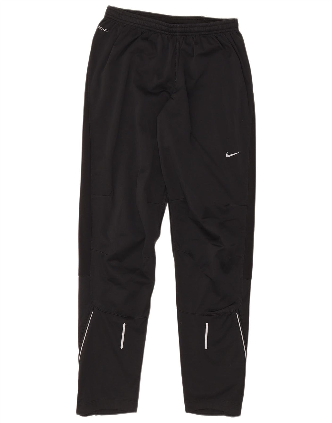 Nike Mens Dri Fit Tracksuit Trousers Small  Black Polyester