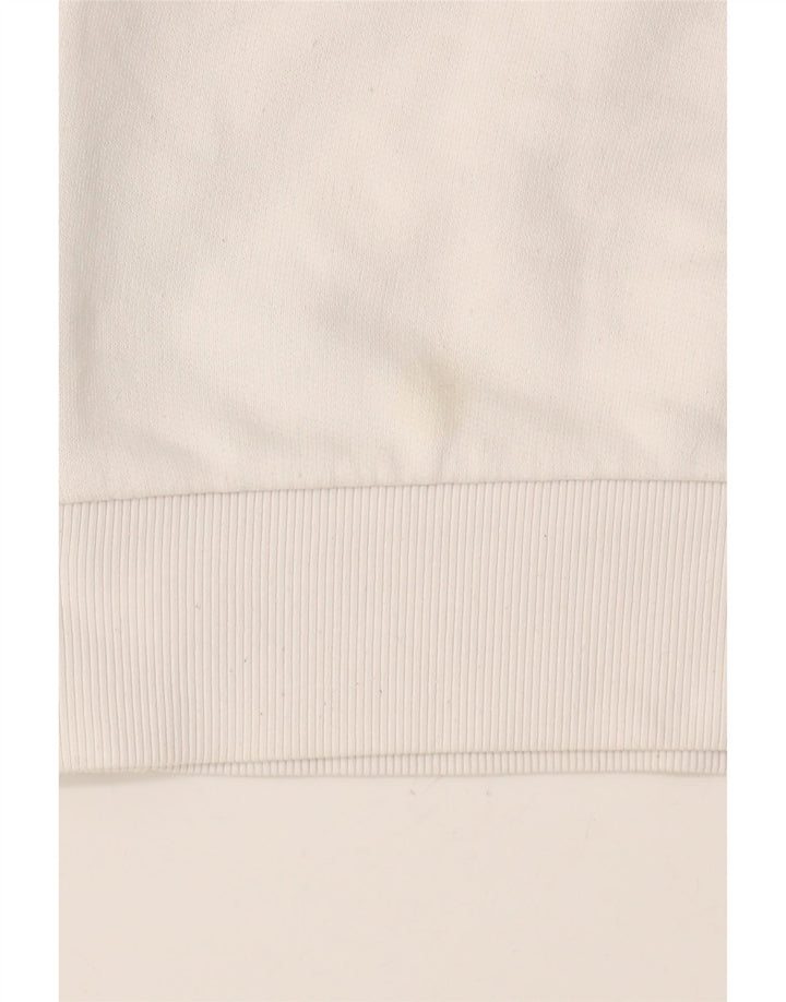 FILA Boys Graphic Hoodie Jumper 15-16 Years White Cotton