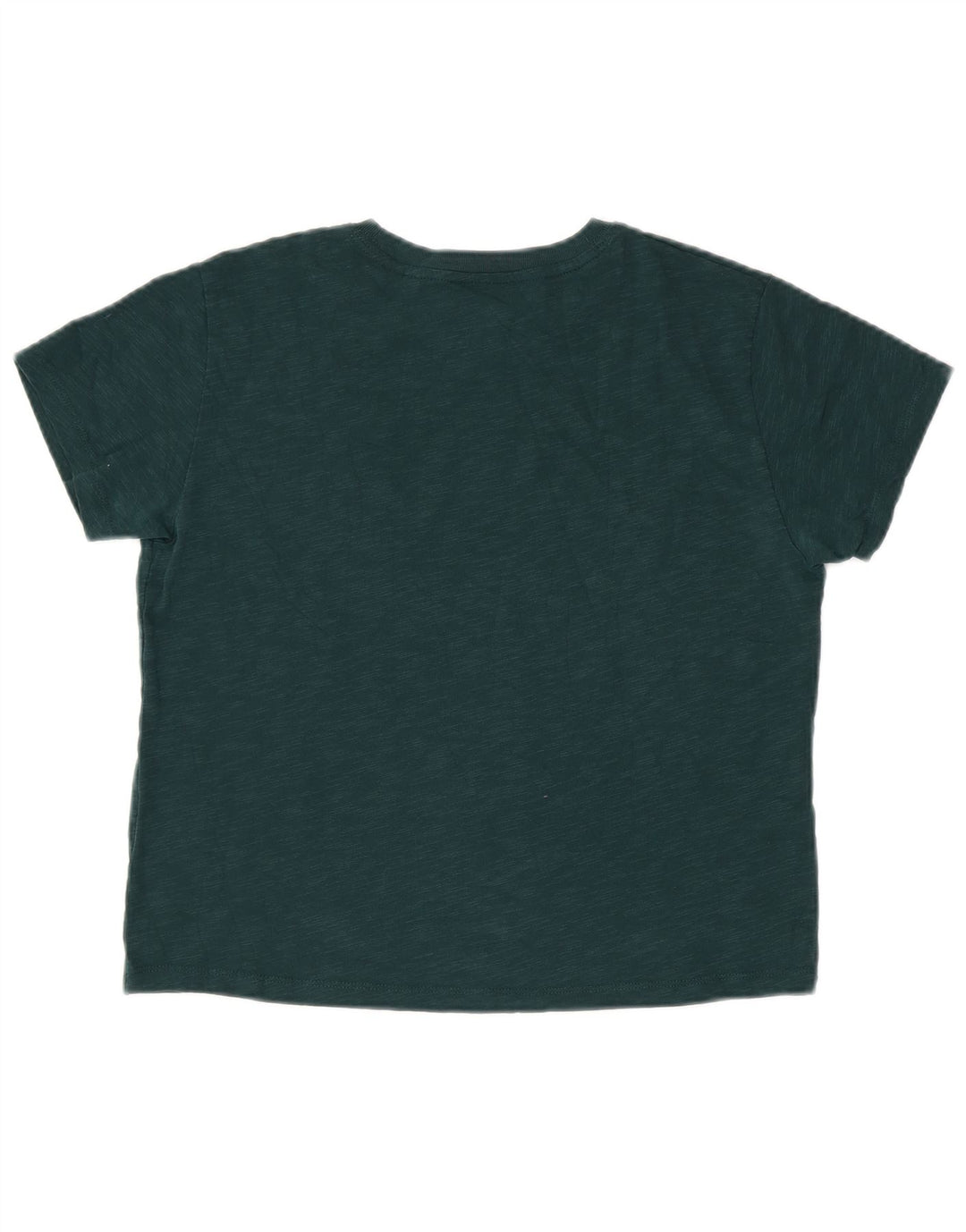 SUPERDRY Womens Graphic T-Shirt Top UK 14 Large  Green Flecked Cotton