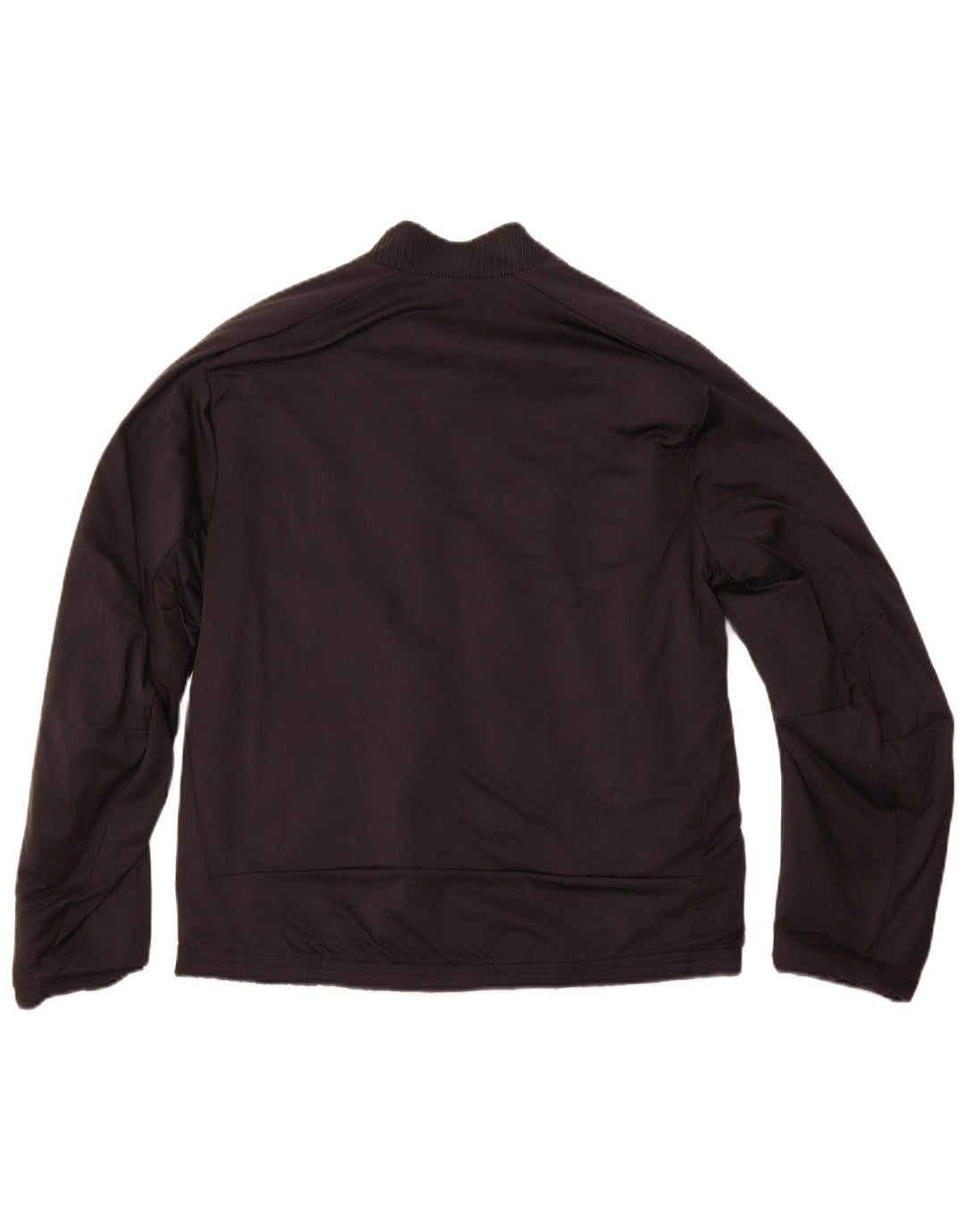 NIKE Mens Therma-Fit Reversible Tracksuit Top Jacket Medium Black Striped