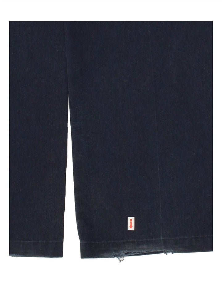 DICKIES Womens Straight Chino Trousers W34 L27 Navy Blue Polyester Vintage Dickies and Second-Hand Dickies from Messina Hembry 