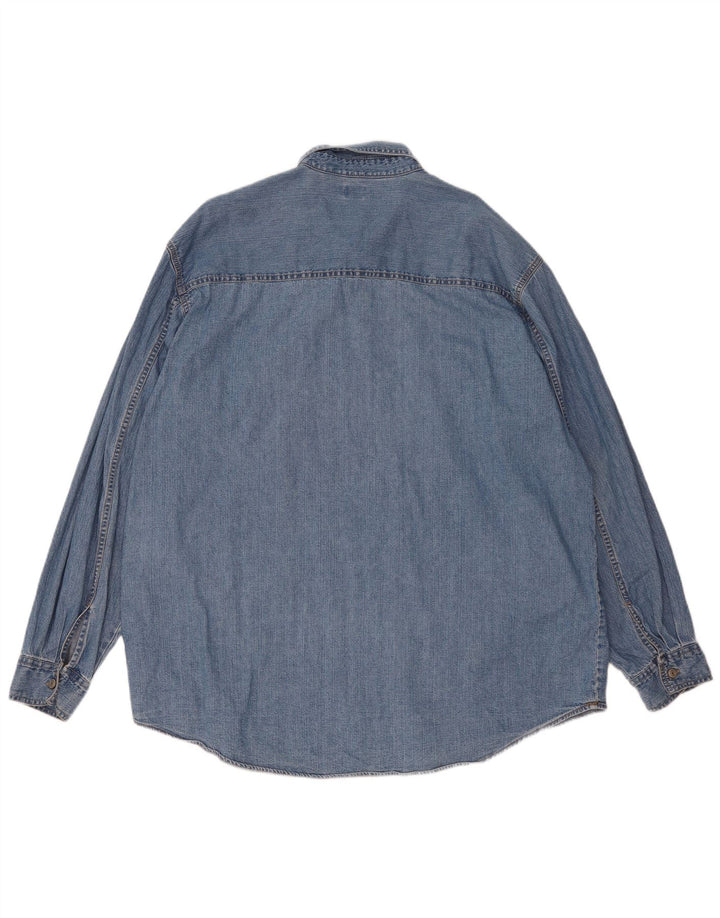 Levi's Mens Denim Shirt XL Blue Cotton