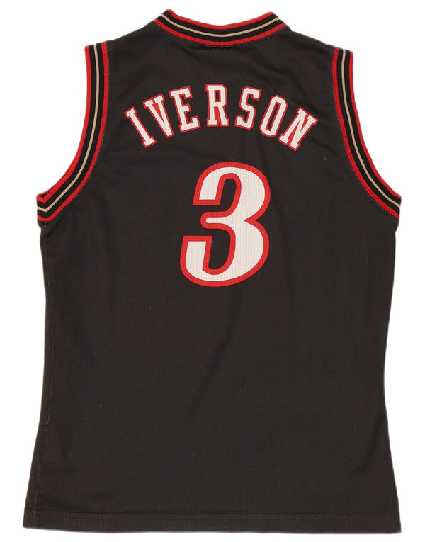 Champion Boys Allen Iverson Philadelphia Graphic Vest Top 11-12 Years Grey