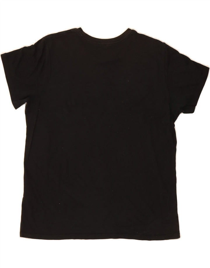 LEVI'S Mens Graphic T-Shirt Top Large Black Cotton Vintage Levi's and Second-Hand Levi's from Messina Hembry 