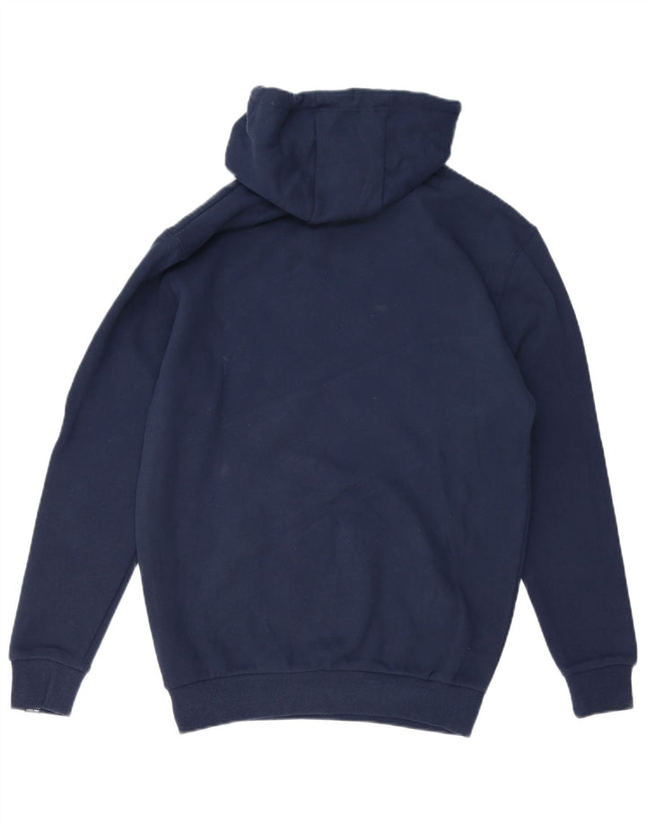 ELLESSE Mens Graphic Hoodie Jumper XS Navy Blue
