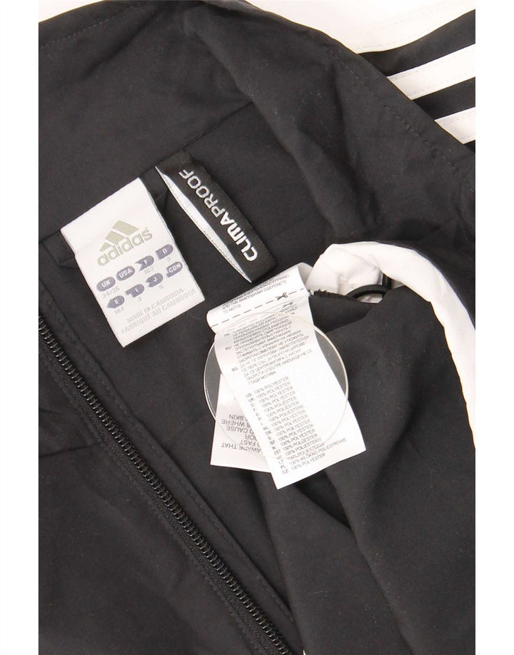 Adidas Mens Clima Proof Pullover Tracksuit Top UK 34/36 Small Black