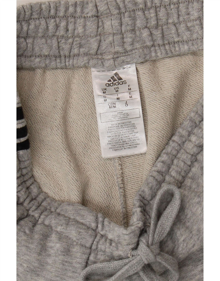 ADIDAS Mens Tracksuit Trousers Joggers Medium  Grey Cotton