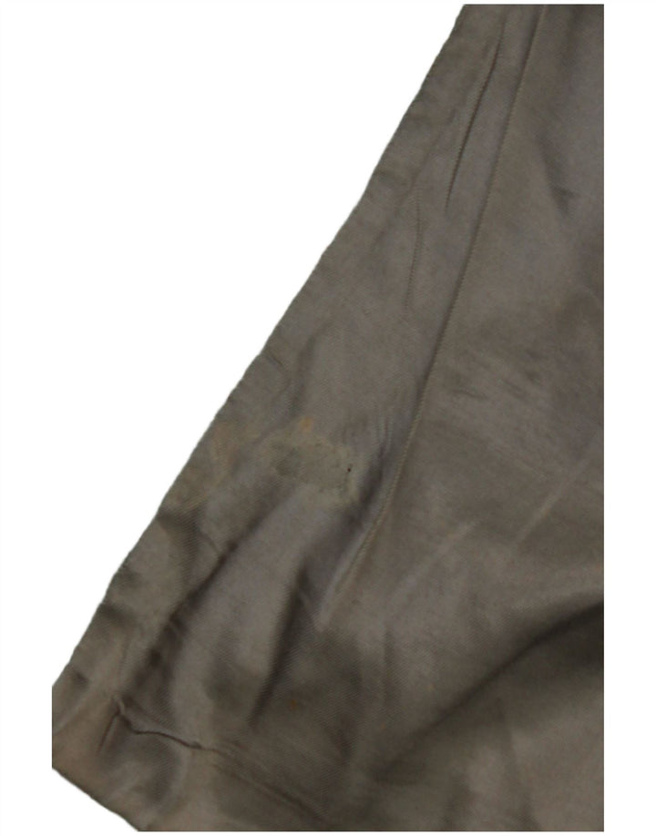 BURTON Mens Tailored 2 Button Blazer Jacket UK 38 Medium Green Virgin Wool