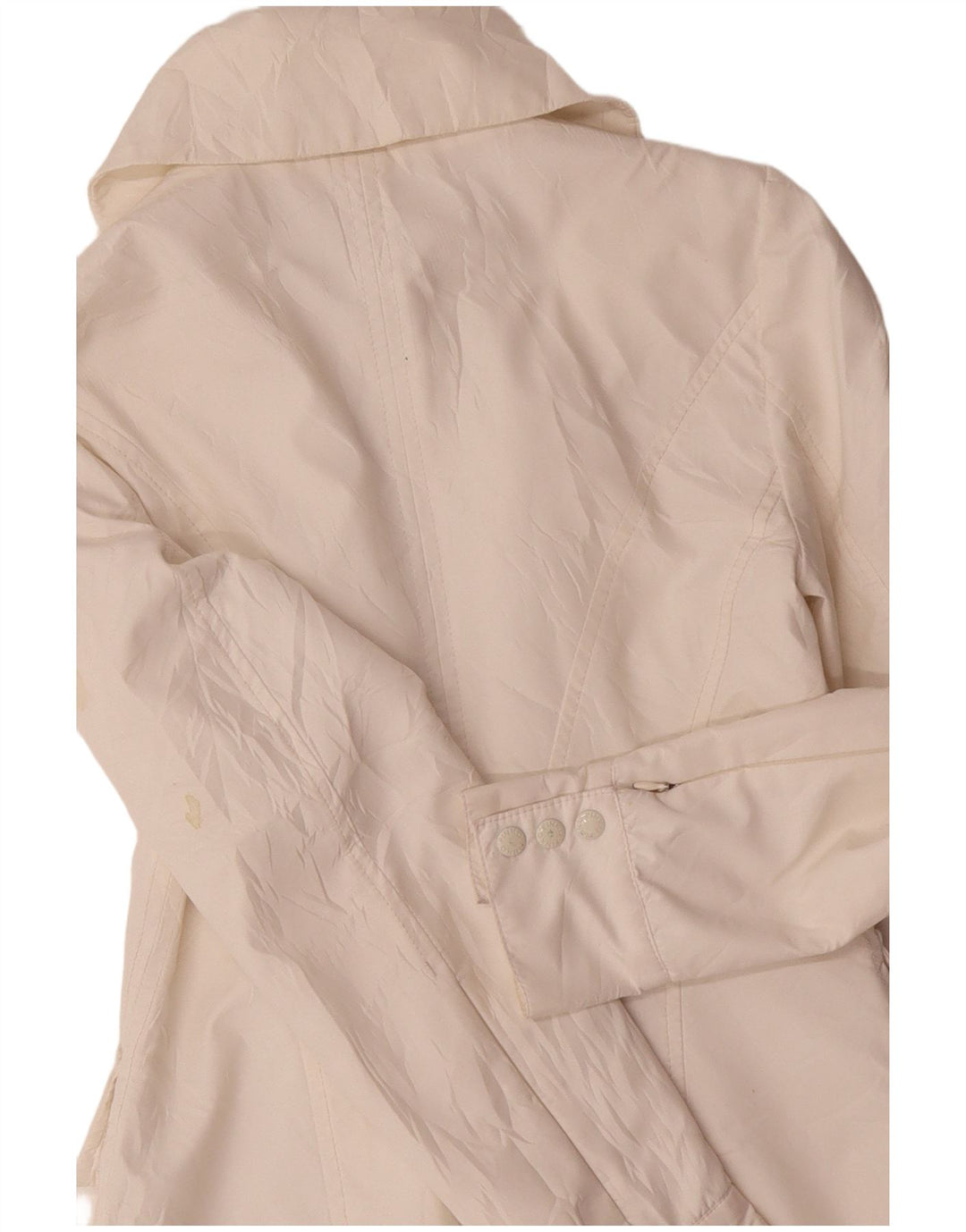 PINKO Womens Utility Jacket UK 8 Small White Polyester