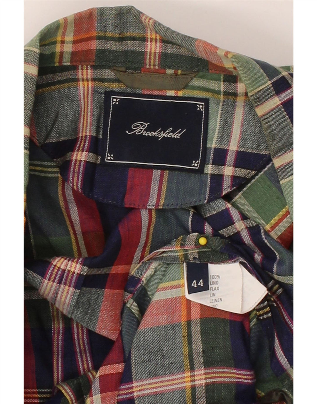 BROOKSFIELD Womens Shirt Blouse IT 44 Medium Multicoloured Plaid Vintage Brooksfield and Second-Hand Brooksfield from Messina Hembry 