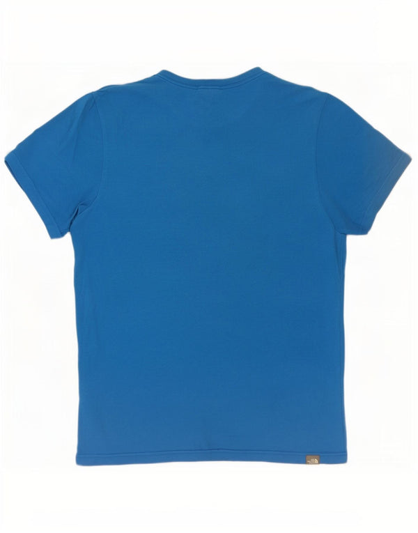 The North Face Mens Graphic T-Shirt Top Small Blue Cotton