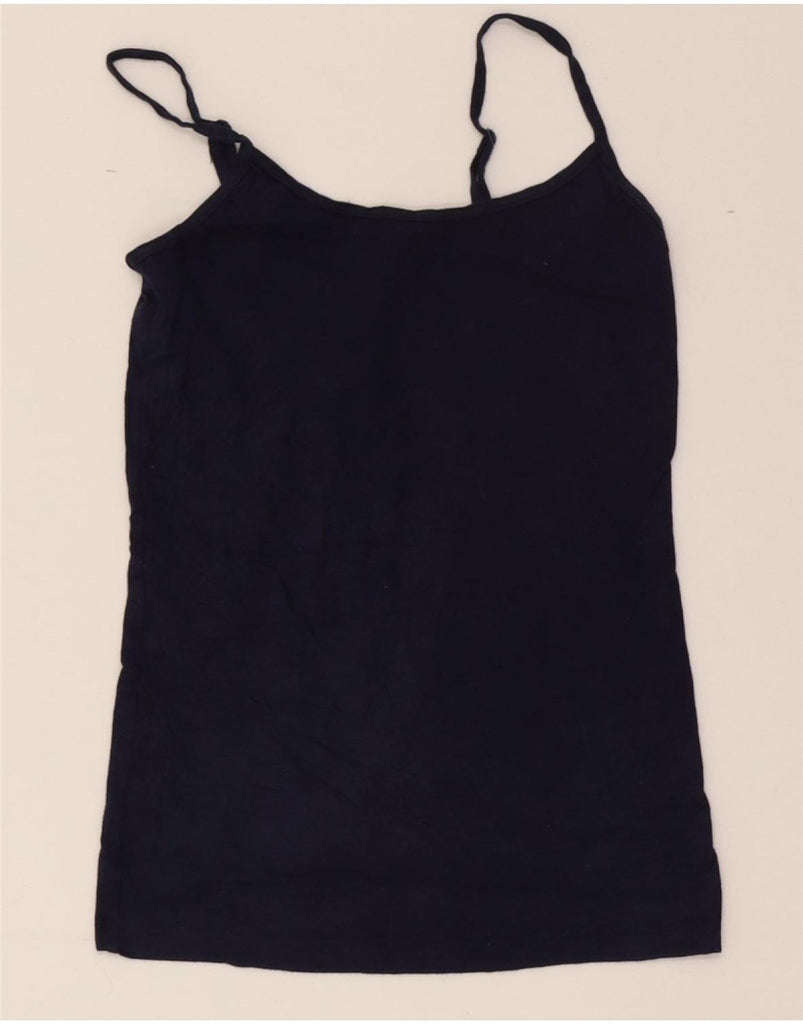 FOREVER 21 Womens Cami Top UK 8 Small Navy Blue Vintage Forever 21 and Second-Hand Forever 21 from Messina Hembry 