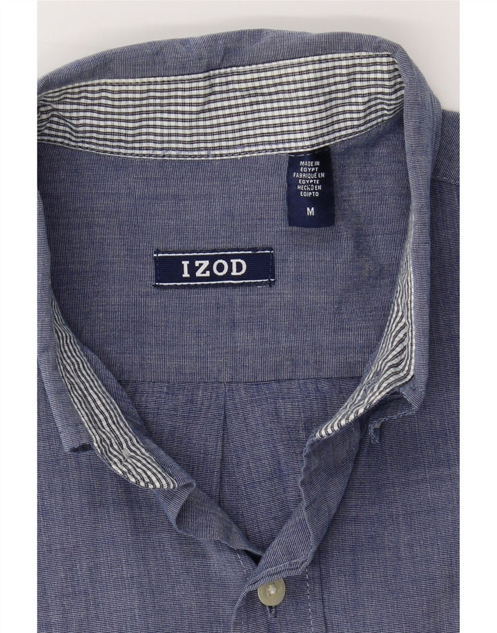 IZOD Mens Shirt Medium Blue Cotton Vintage Izod and Second-Hand Izod from Messina Hembry 