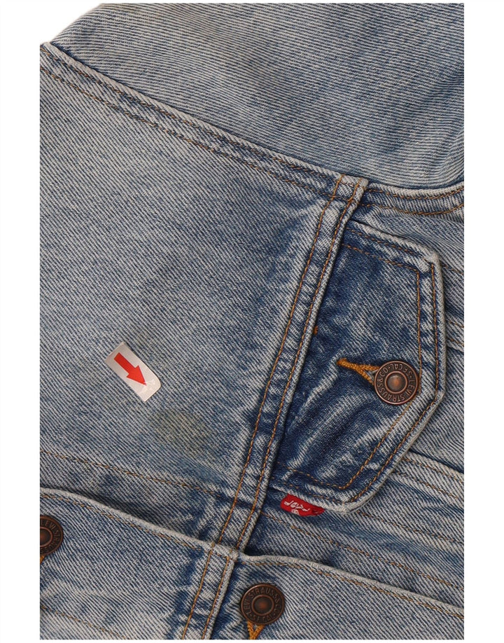 LEVI'S Womens Denim Jacket UK 10 Small Blue Cotton