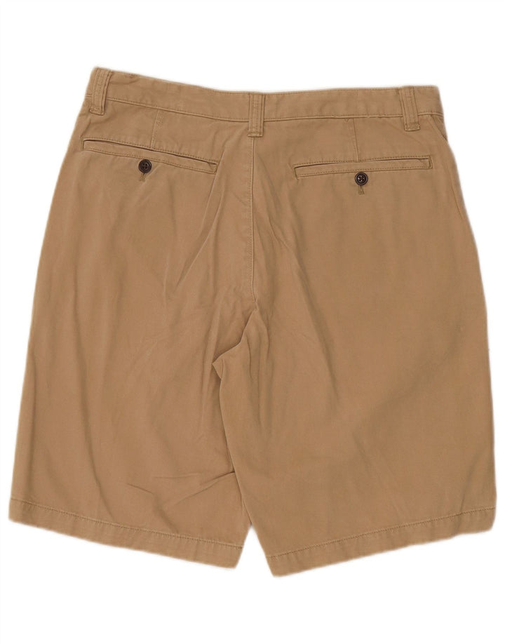 EDDIE BAUER Mens Chino Shorts W33 Medium Khaki Cotton