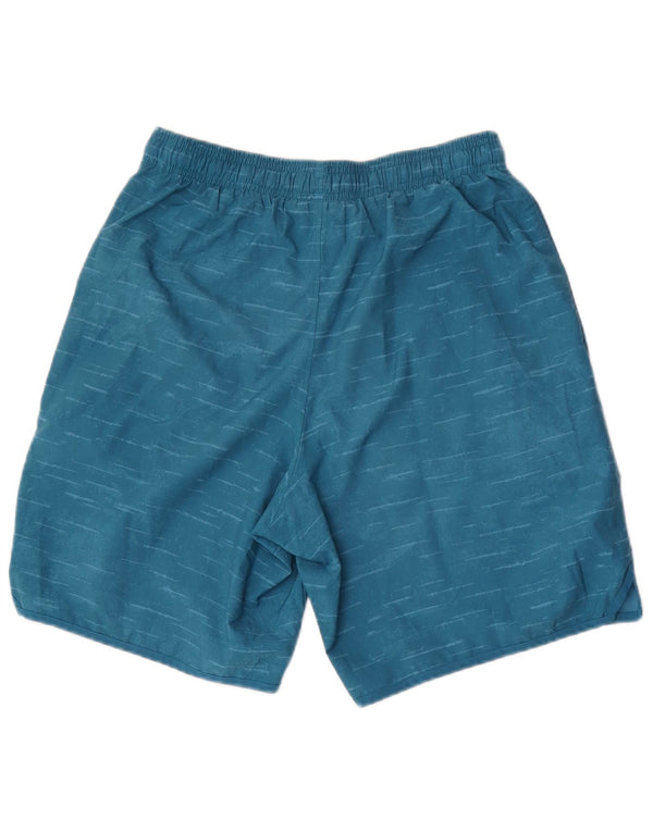UNDER ARMOUR Mens Heat Gear Sport Shorts Medium  Blue Flecked Polyester