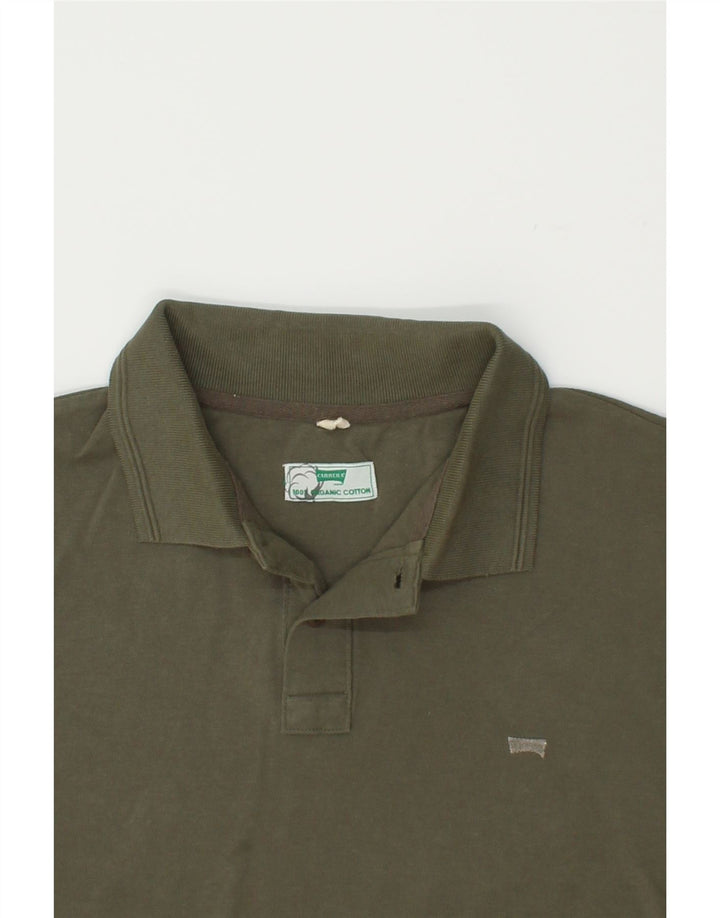 CARRERA Mens Regular Polo Shirt Medium Khaki Cotton Vintage Carrera and Second-Hand Carrera from Messina Hembry 