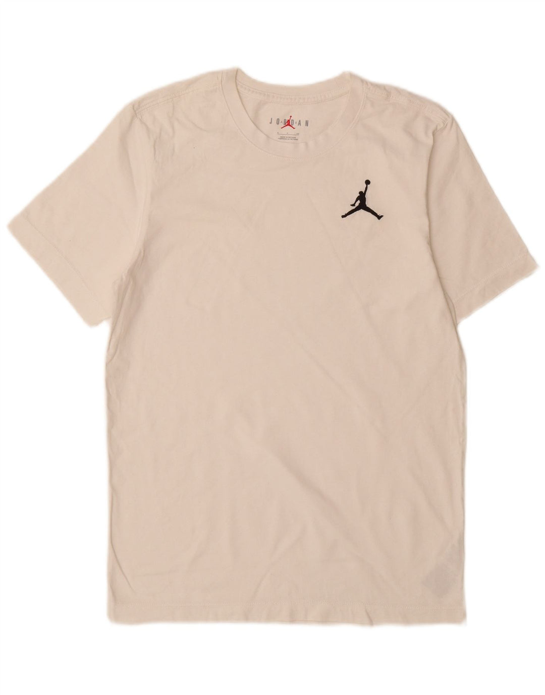 Jordan Mens T-Shirt Top Small White Cotton