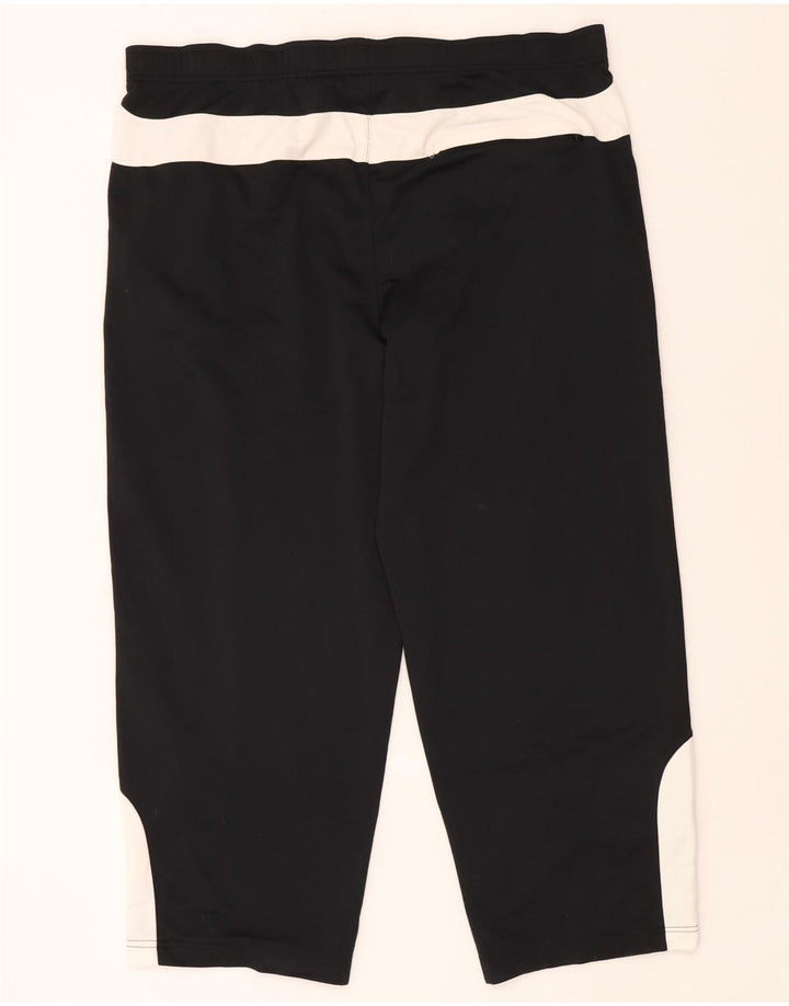 Nike Mens Crop Tracksuit Trousers 2XL Black Colourblock Polyester