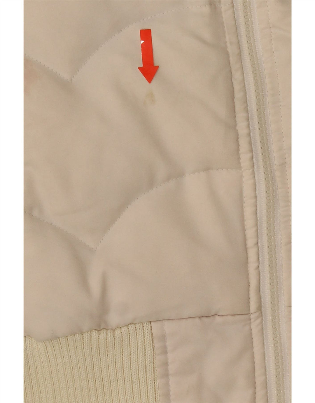 Levi's Womens Padded Jacket UK 6 XS White Colourblock Polyester