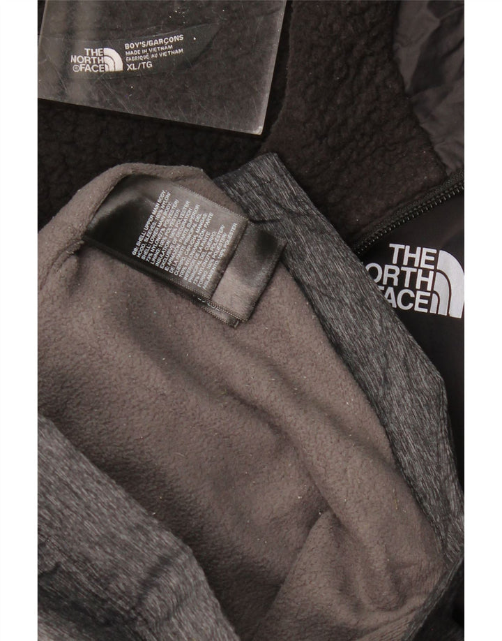 THE NORTH FACE Boys Windbreaker Jacket 14-15 Years XL Black Colourblock