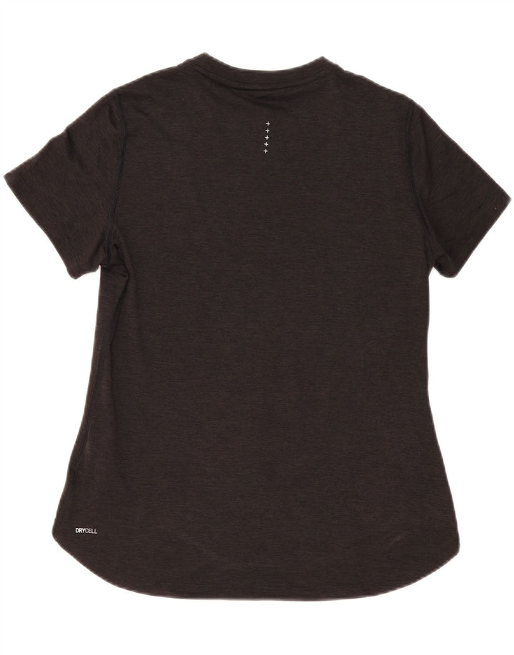 PUMA Womens Graphic T-Shirt Top UK 14 Medium Grey Polyester