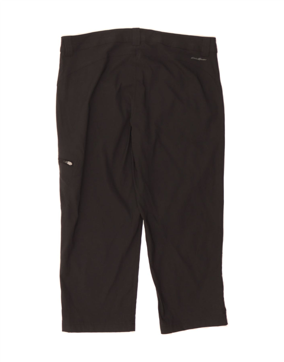 EDDIE BAUER Womens Straight Capri Trousers US 8 Medium W30 L20 Black Vintage Eddie Bauer and Second-Hand Eddie Bauer from Messina Hembry 