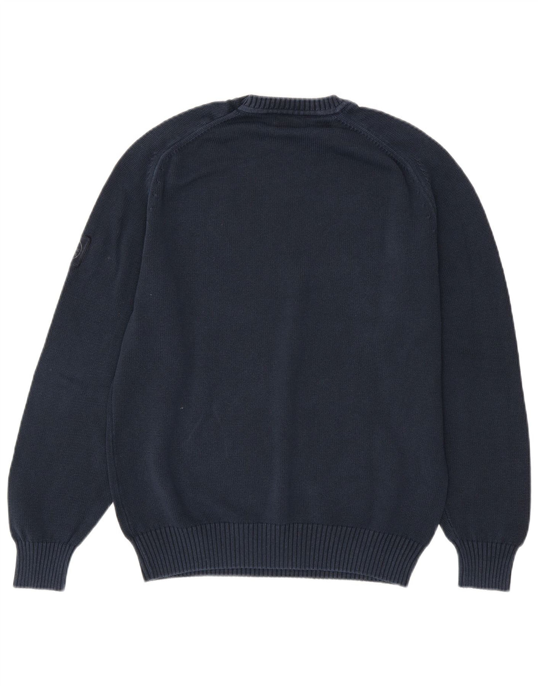MURPHY & NYE Mens Sailmakers Crew Neck Jumper Sweater Medium Navy Blue