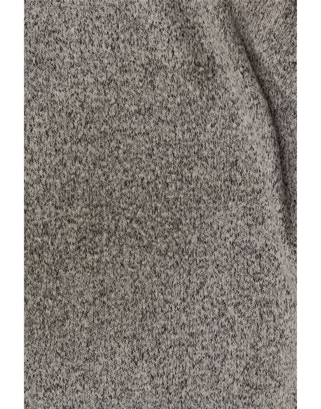 Zara Womens Top Long Sleeve UK 14 Medium Grey Flecked Viscose