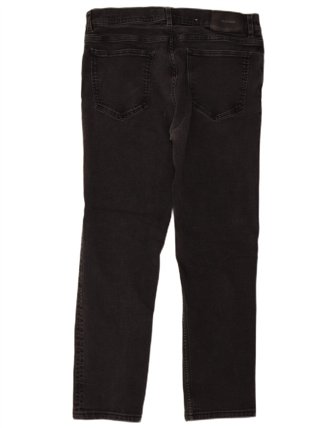 Trussardi Mens Slim Jeans W34 L28 Grey Cotton