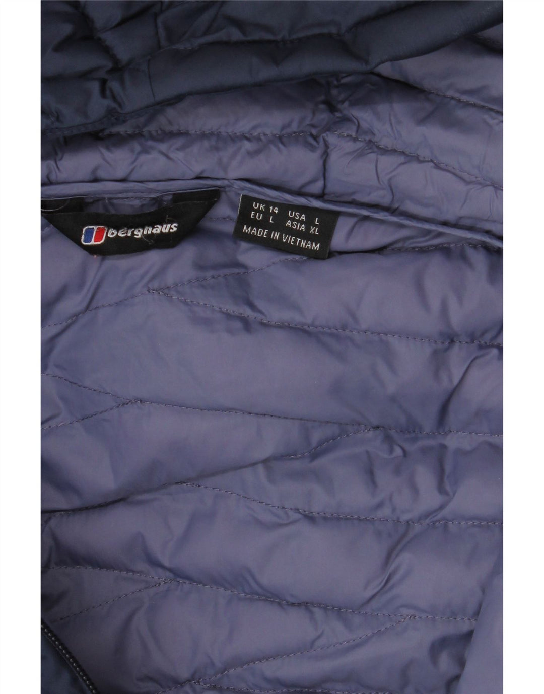 Berghaus Womens Hooded Padded Coat UK 14 Large  Navy Blue