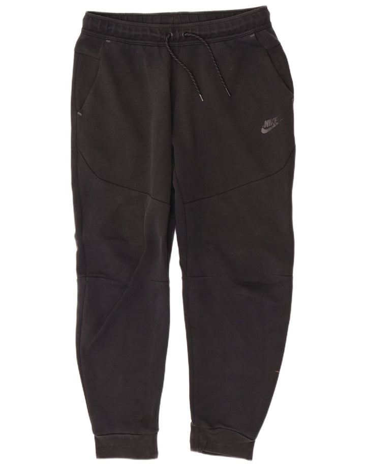 Nike Mens Tracksuit Trousers Joggers Medium Black Cotton